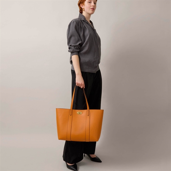 Mulberry Bayswater Tote Sunset Small Classic Grain